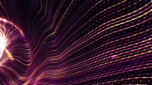 Videohive - 3D Big Data Digital Tunnel Square with Futuristic Matrix - 33719381 - 33719381