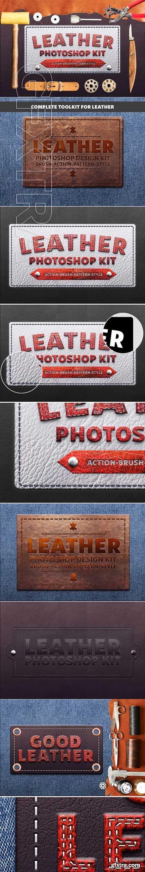GraphicRiver - Photoshop Leather Kit 21241350