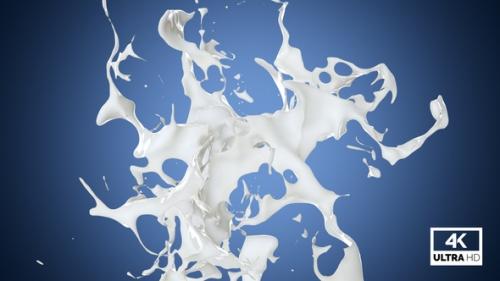 Videohive - Abstract Fresh Milk Splash V3 - 33724008 - 33724008