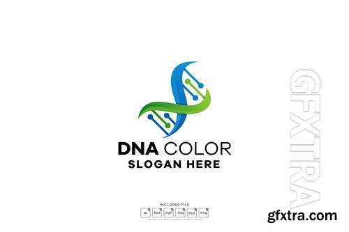 DNA Gradient Logo Template