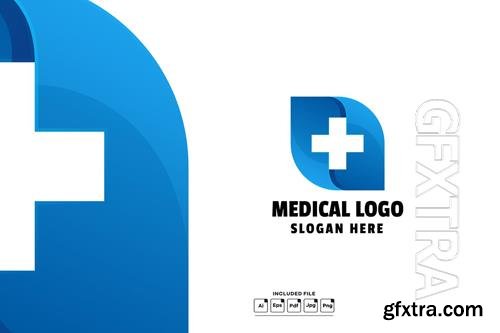 Medical Gradient Colorful Logo Template