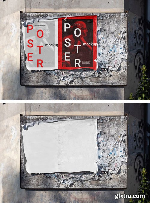 Street Poster PSD Mockup Template