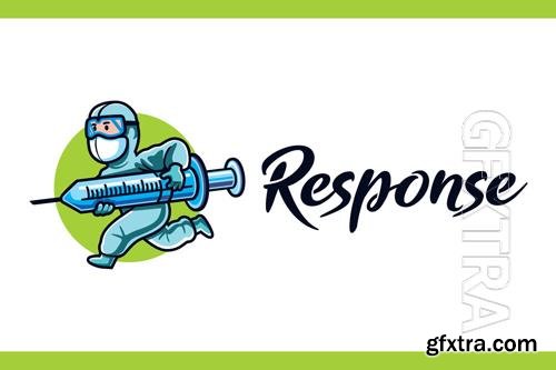 Medical Response - Healthcare Mascot Logo