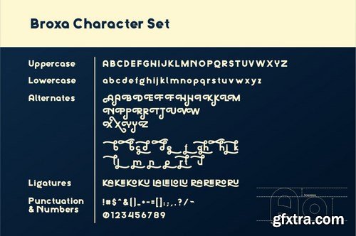 Broxa Decorative Font