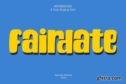 Fairdate Cute Display Font