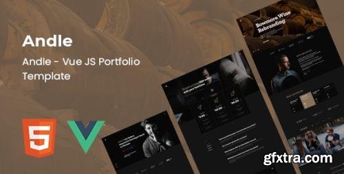 ThemeForest - Andle v1.0 - Vue Portfolio Template - 33730562