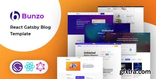 ThemeForest - Bunzo v1.0 - React Gatsby Blog Template - 33582749