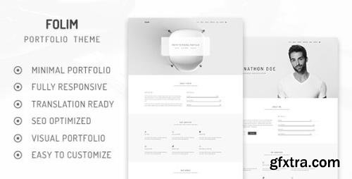 ThemeForest - Folim v2.0.0 - Clean Minimalist Portfolio WordPress Theme - 21992924