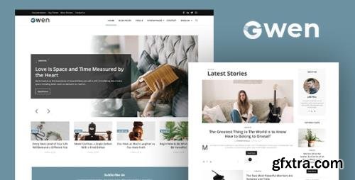 ThemeForest - Gwen v1.0.0 - Blog and Magazine Joomla Theme - 33788321