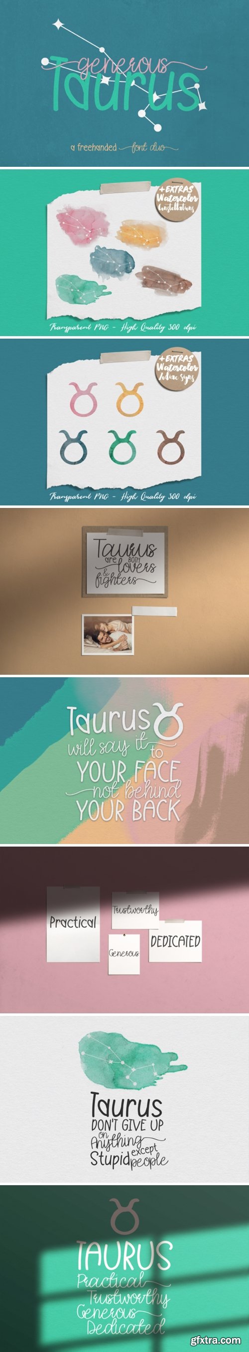 Generous Taurus Duo Font