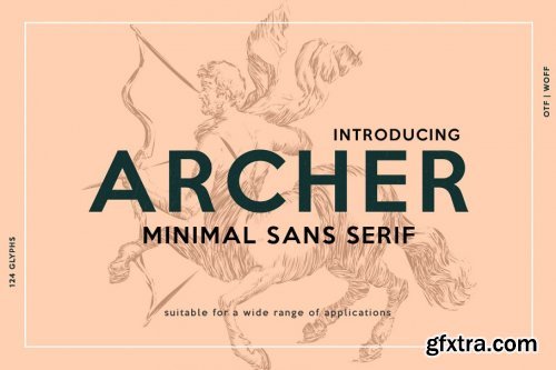 CreativeMarket - Archer - Minimal Sans Serif 3764857