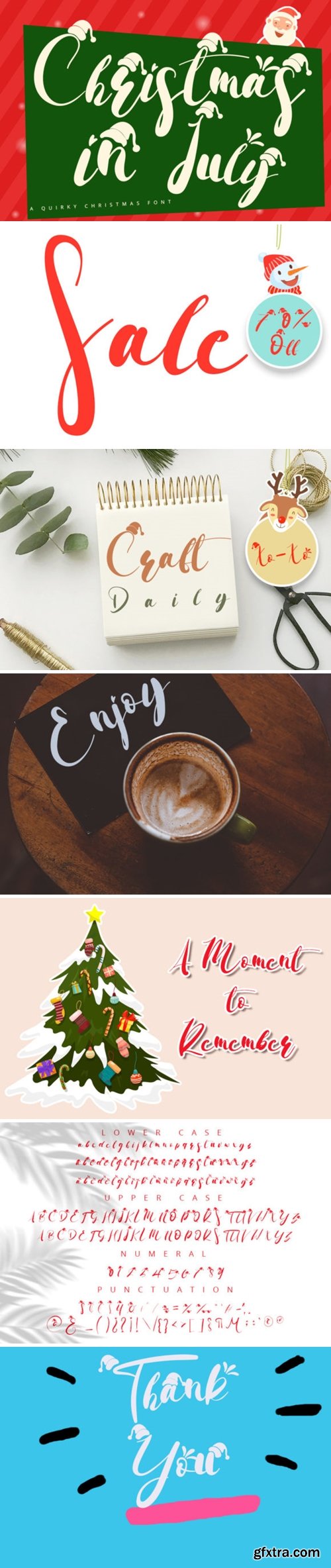 Christmas in July Font