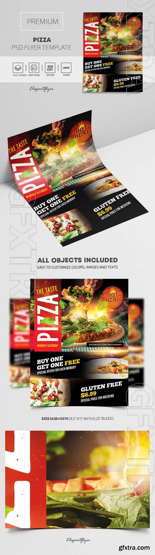 Pizza Premium PSD Flyer Template