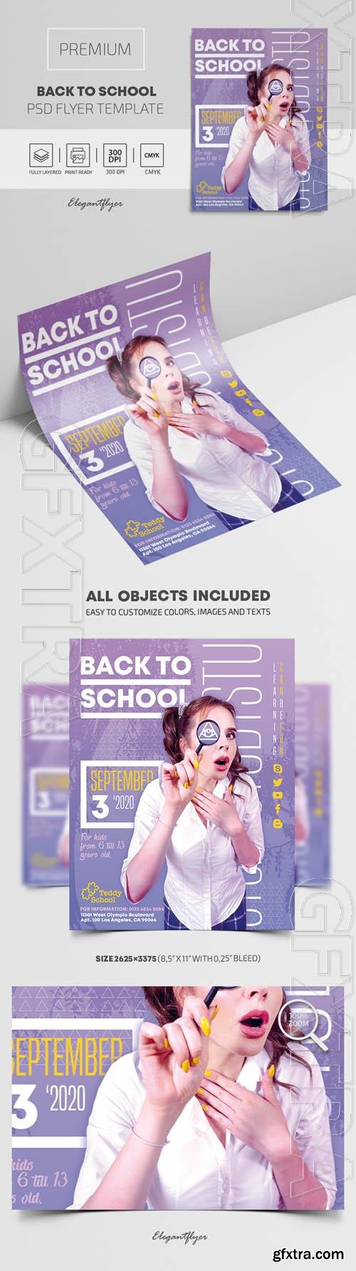 Back to School Premium PSD Flyer Template