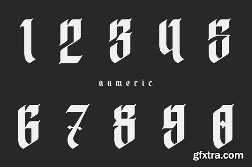 Modern Blackletter Font