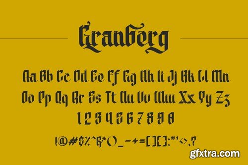 Modern Blackletter Font