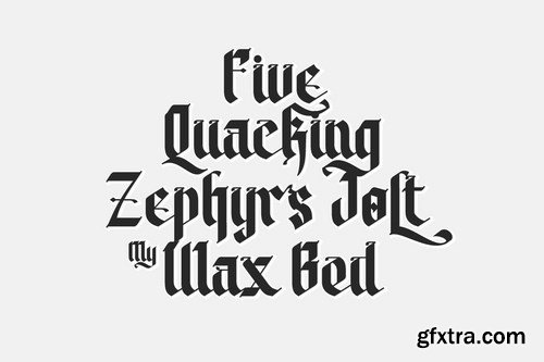 Modern Blackletter Font