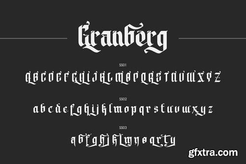 Modern Blackletter Font