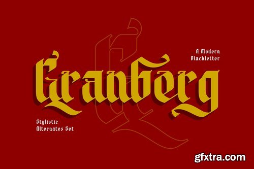 Modern Blackletter Font