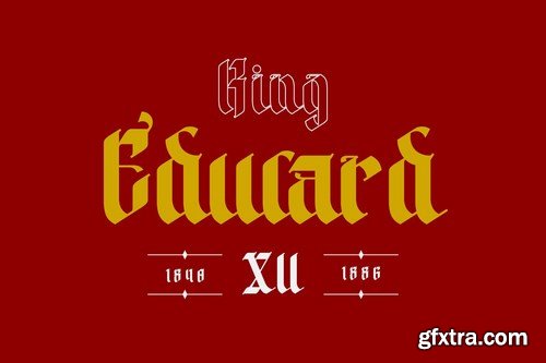 Modern Blackletter Font