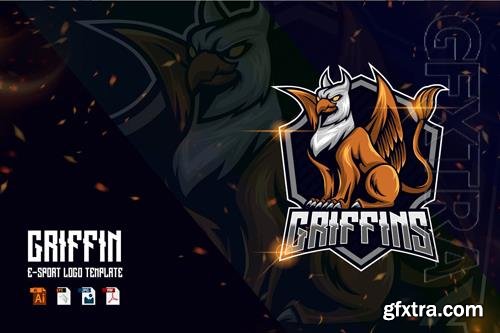 Griffin E-sport logo template