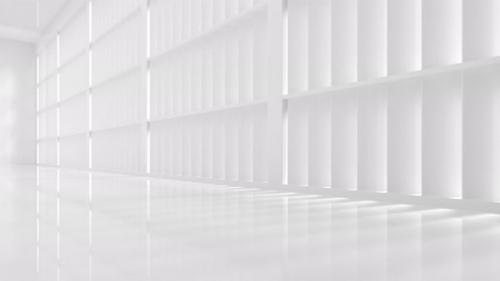 Videohive - Go forward in the white empty room - 33812833 - 33812833