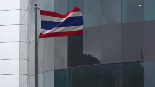 Videohive - Thailand Flag Background 4K - 33824665 - 33824665