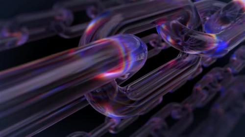 Videohive - Glass Chain Background - 33825942 - 33825942