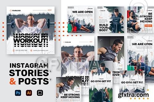 Gym Instagram Stories + Posts 773SX4D