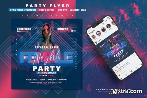 Night Party | DJ Flyer