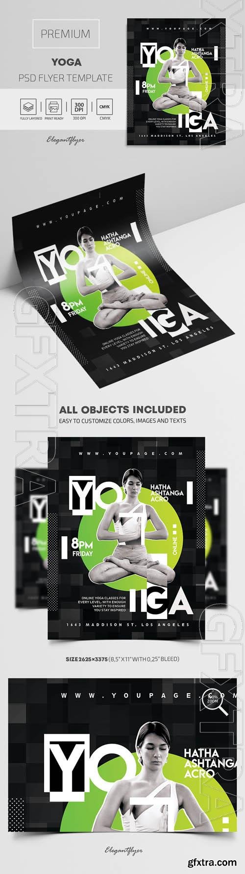 Yoga Premium PSD Flyer Template