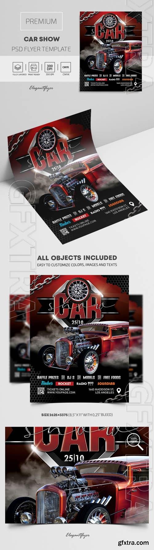 Car Show Premium PSD Flyer Template