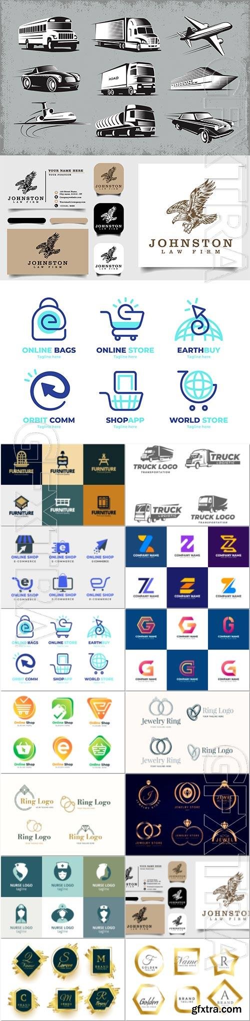 Vector logo template collection