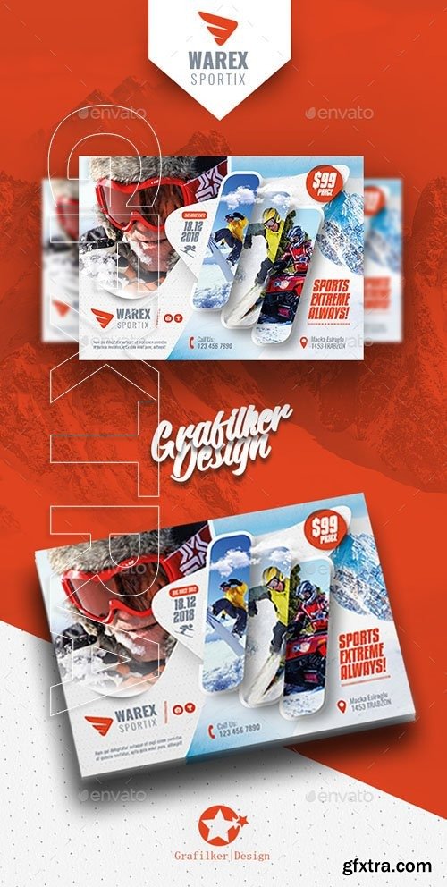 GraphicRiver - Winter Adventure Flyer Templates 21132315