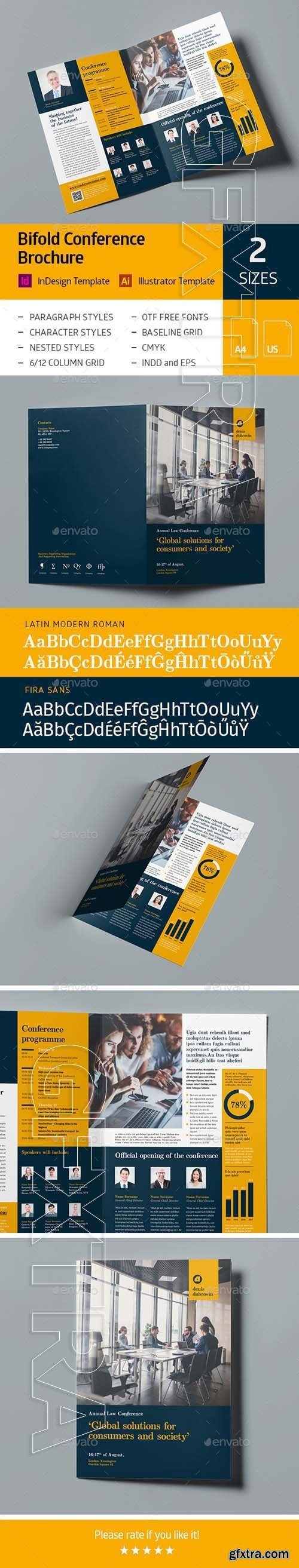 GraphicRiver - Bifold Conference Brochure 21128326