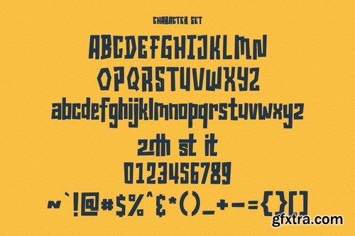 Grimblocks Display Font