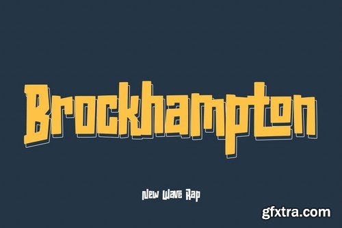 Grimblocks Display Font