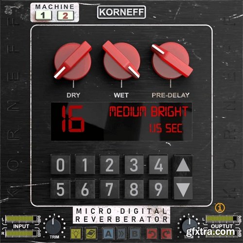 Korneff Audio Micro Digital Reverberator v1.0.0