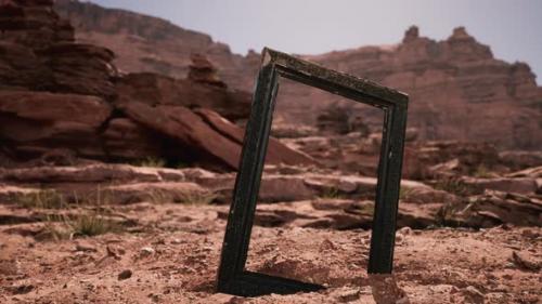 Videohive - Very Old Wooden Frame in Grand Canyon - 33829678 - 33829678