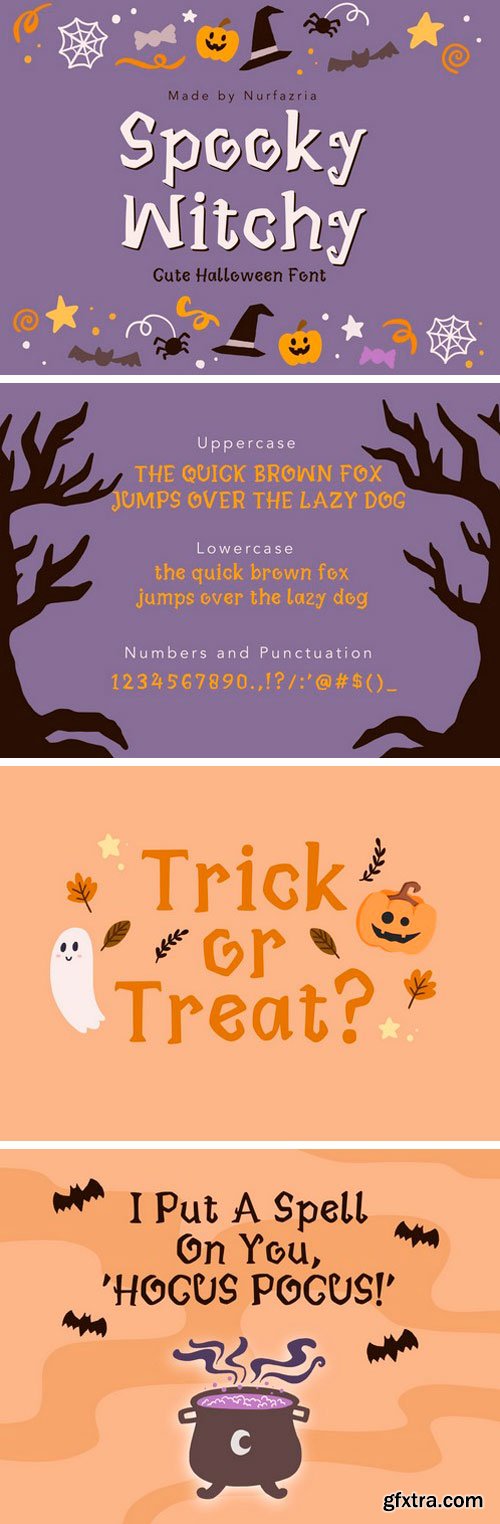 Spooky Witchy Display Font