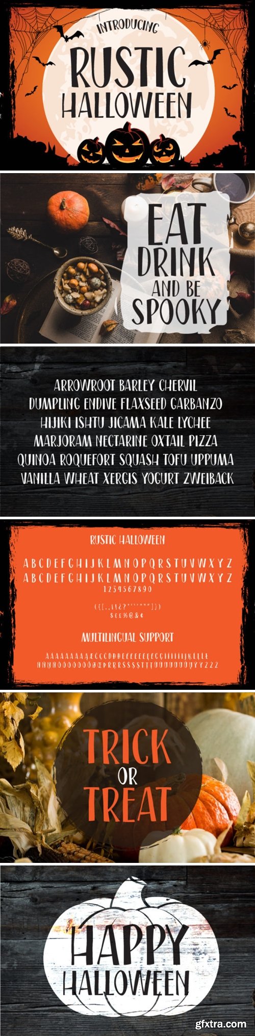 Rustic Halloween Font