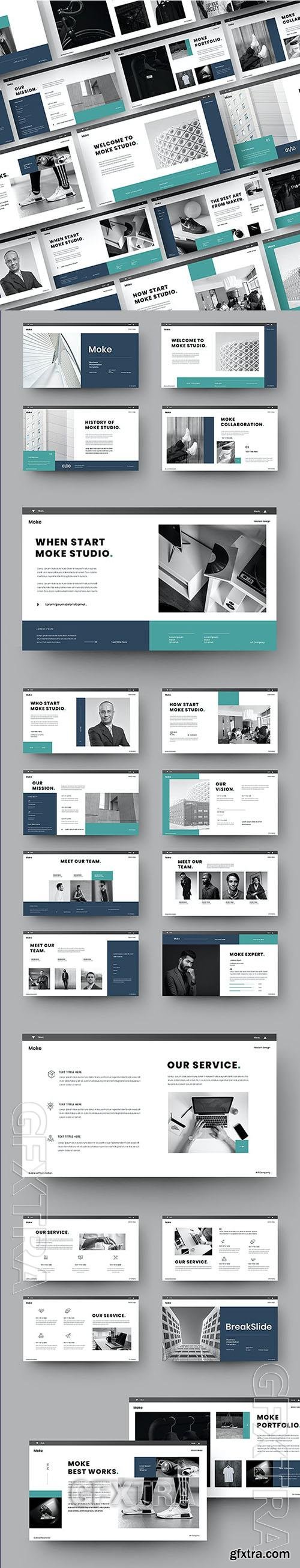 Moke - Business Powerpoint, Keynote and Google Slides Template