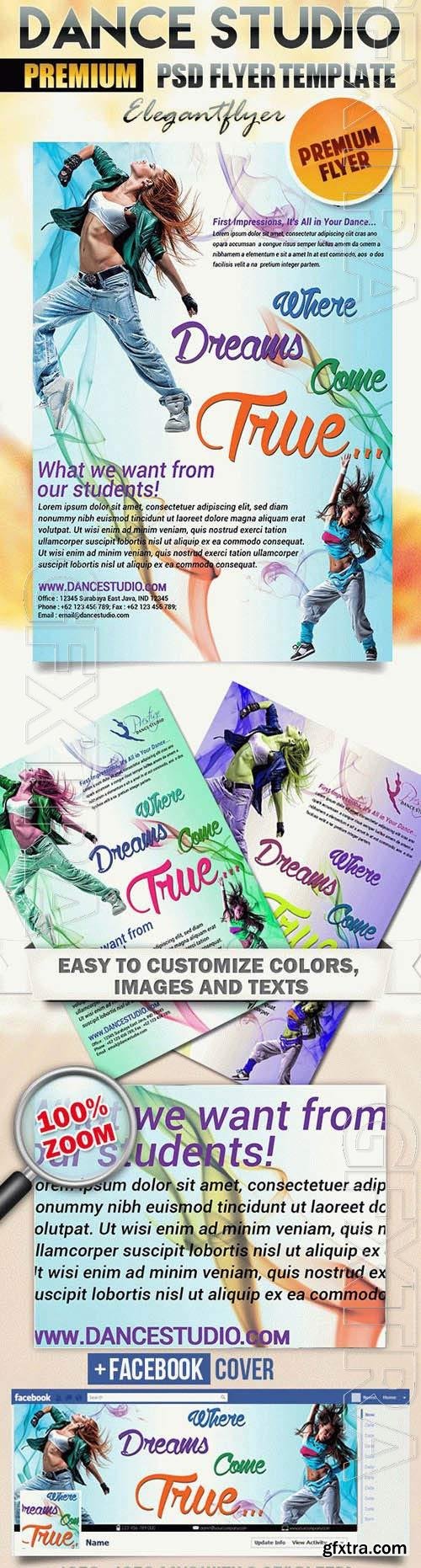 Dance Studio Flyer PSD Template