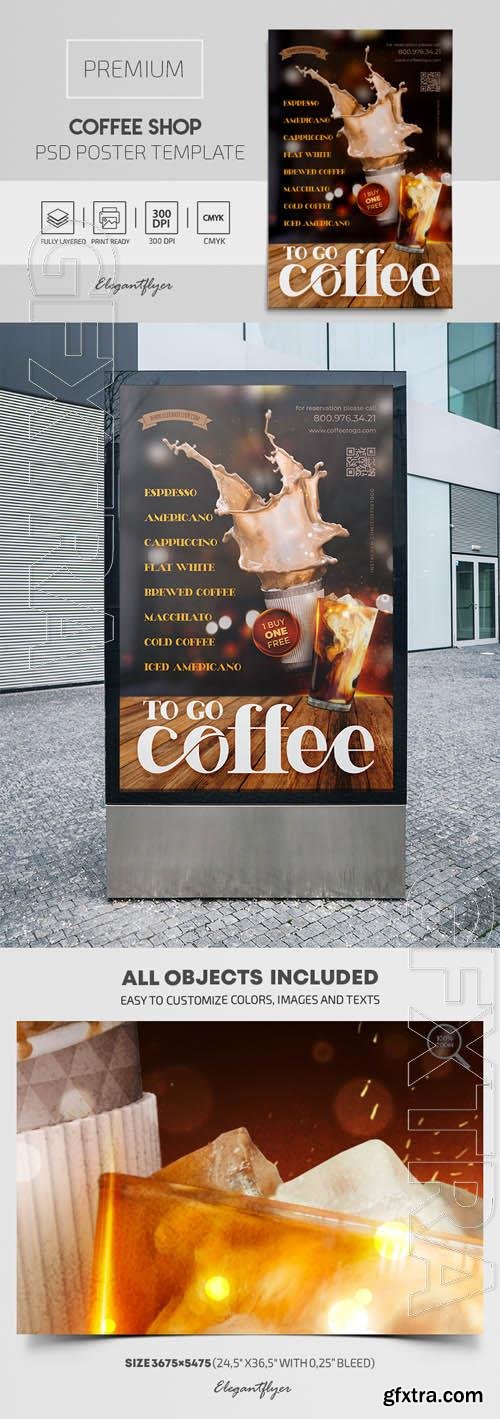 Coffee Shop Premium PSD Poster Template