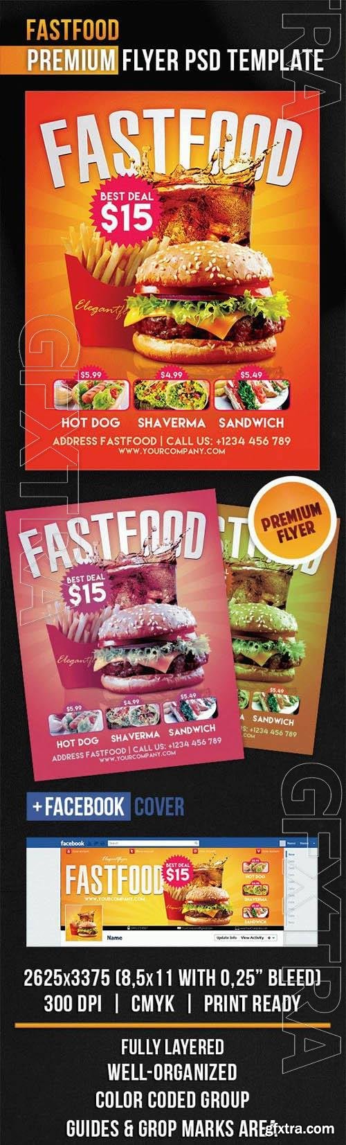 Fastfood Flyer PSD Template