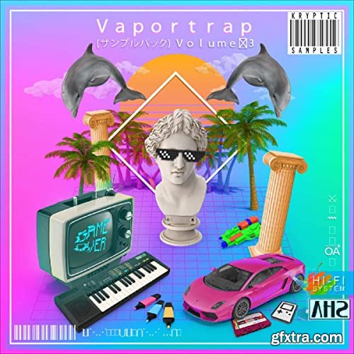 Kryptic Samples Vaportrap Volume 3 WAV MiDi