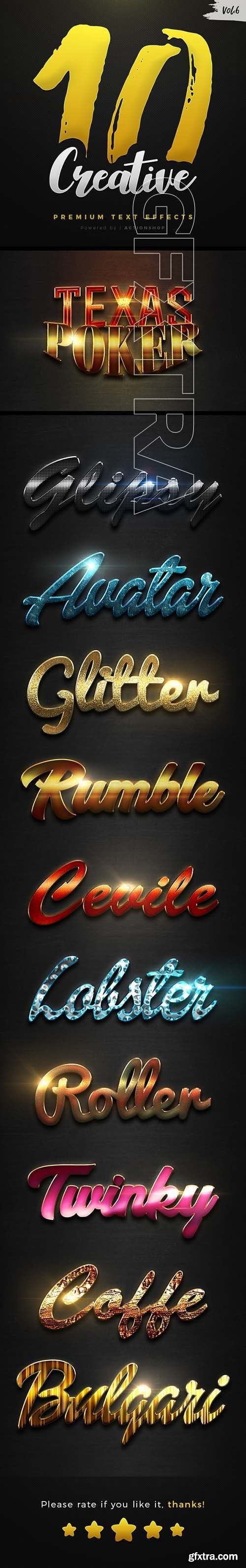 GraphicRiver - 10 Creative Text Effects Vol.6 21038220