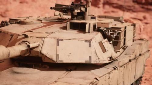 Videohive - American Tank Abrams in Afghanistan - 33850926 - 33850926