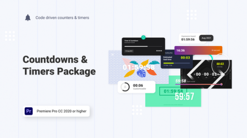 Videohive - Countdowns & Timers Pack l MOGRT for Premiere Pro - 33696906 - 33696906