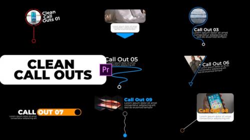 Videohive - Clean Call Outs - 33801664 - 33801664